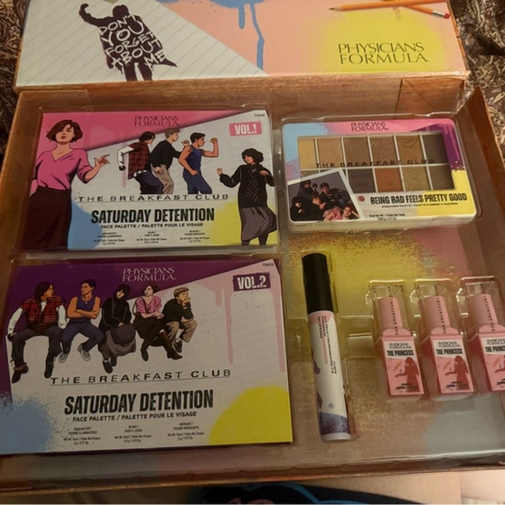 The Breakfast Club Physicians Formula Makeup Set with Pink and Purple Shades